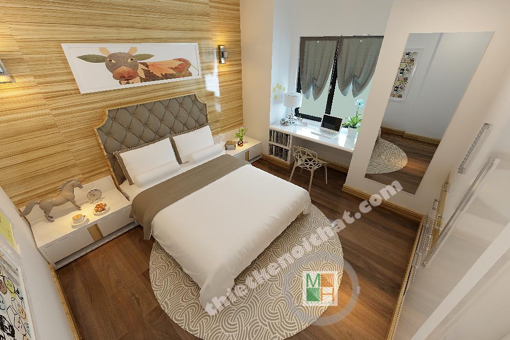 Thiết kế kiến trúc nội thất biệt thự mini hiện đại tại khu đô thị Paml