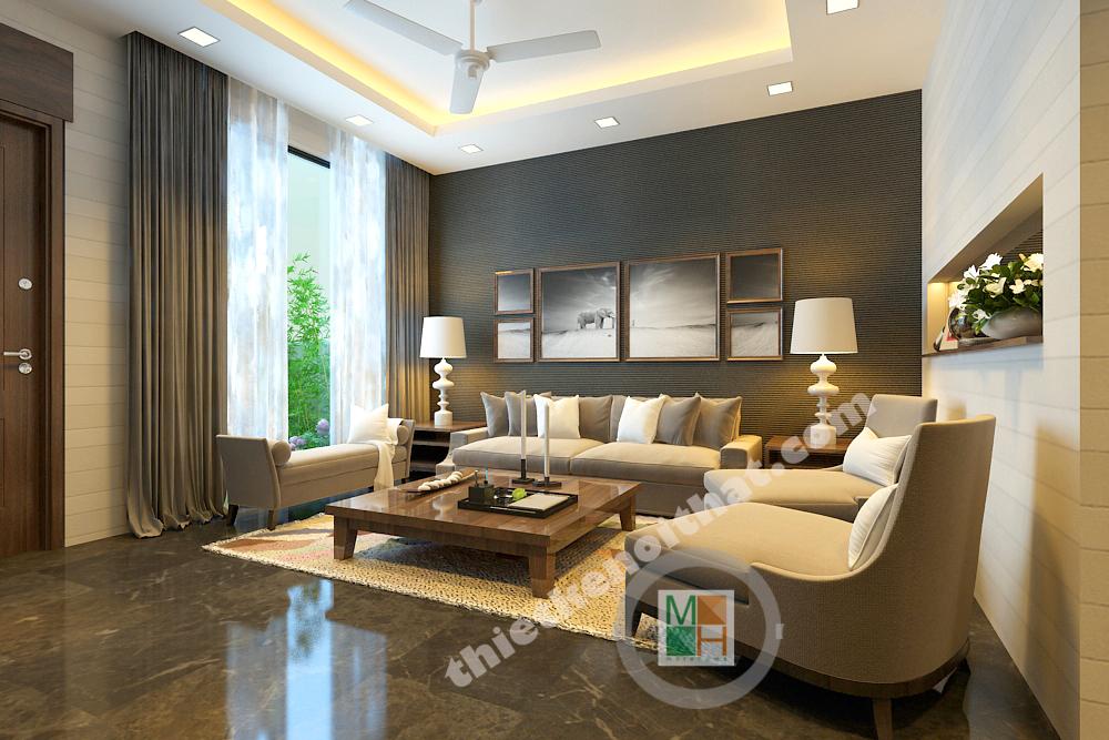 Thiết kế kiến trúc nội thất biệt thự mini hiện đại tại khu đô thị Paml