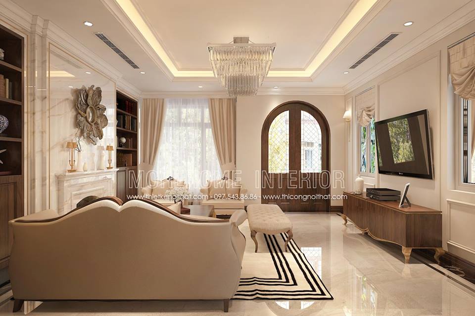 Thiết kế nội thất biệt thự vinhomes the harmony