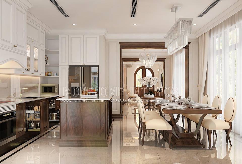 Thiết kế nội thất biệt thự vinhomes the harmony