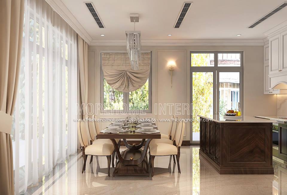 Thiết kế nội thất biệt thự vinhomes the harmony
